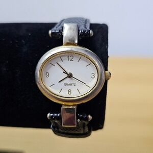 Black Diamond Quartz Formal Wrist Watch Japan 30mm